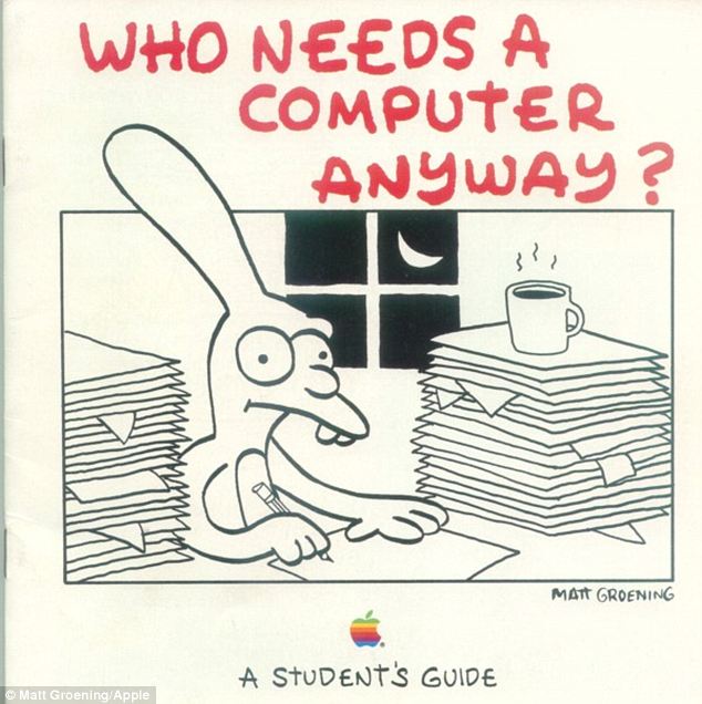 Matt Groening’s Early Apple Art Uncovered